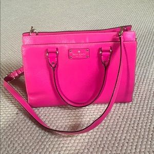 Hot pink Kate spade purse